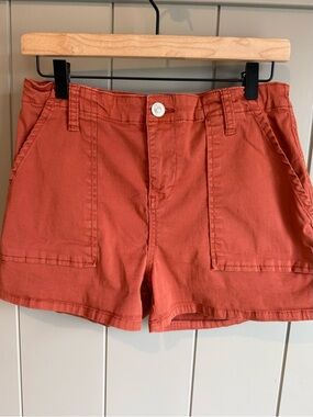 Hudson Women’s Utility Short Size 28 Color Washed Rust